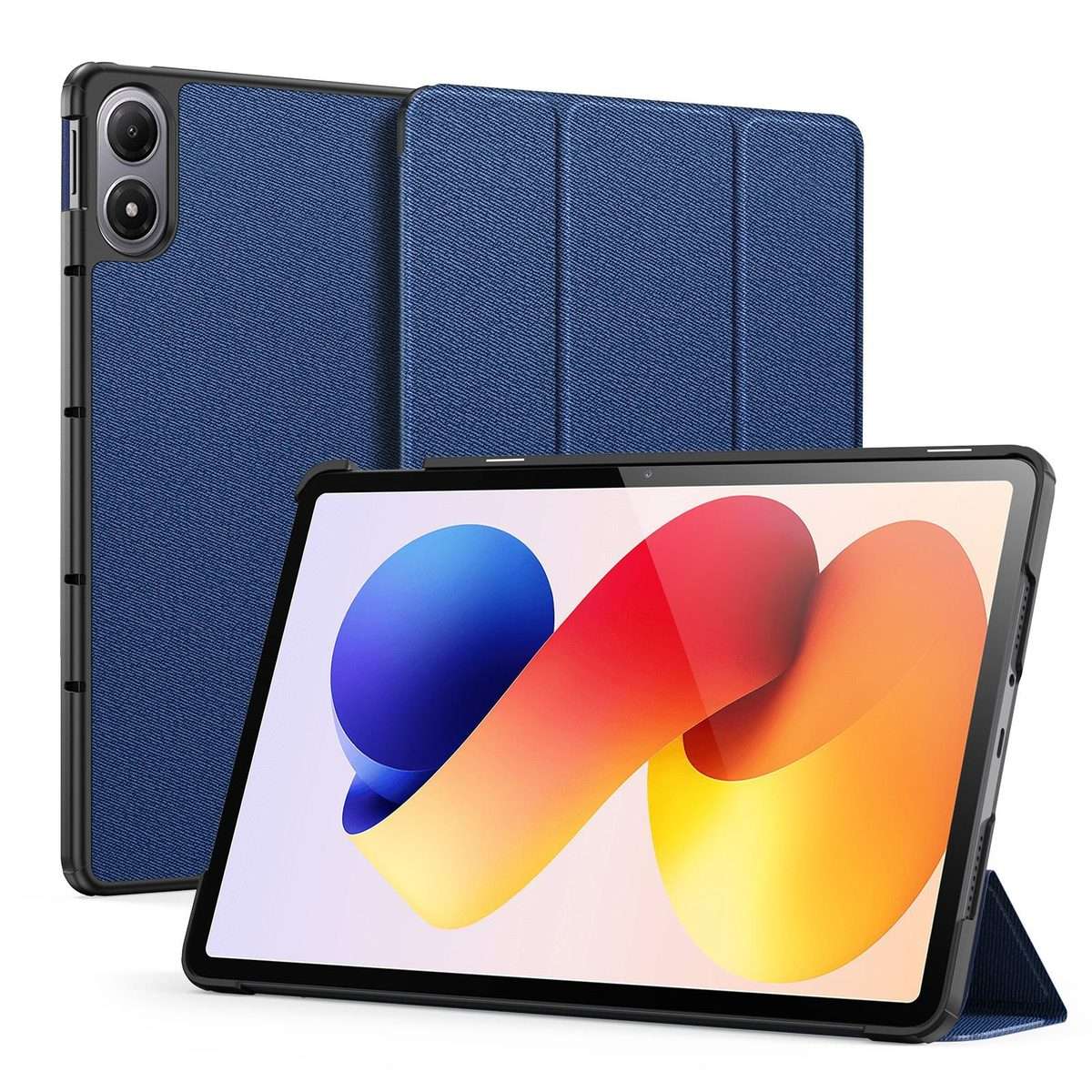 For Xiaomi Redmi Pad 2 Pro / Pad Pro 5G DUX DUCIS Domo Series Cloth Texture Magnetic Le ... (Blue)
