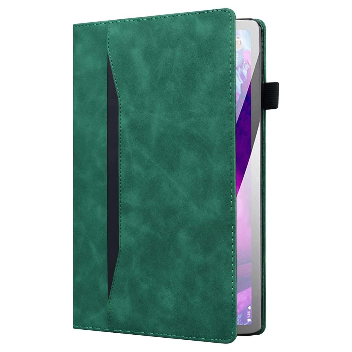 For Xiaomi Pad 8 / 8 Pro / 7 / 7 Pro Splicing Shockproof Leather Tablet Case(Green)