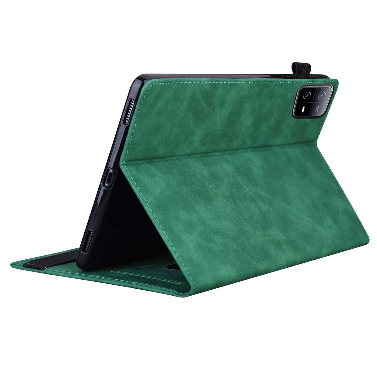 For Xiaomi Pad 8 / 8 Pro / 7 / 7 Pro Splicing Shockproof Leather Tablet Case(Green)
