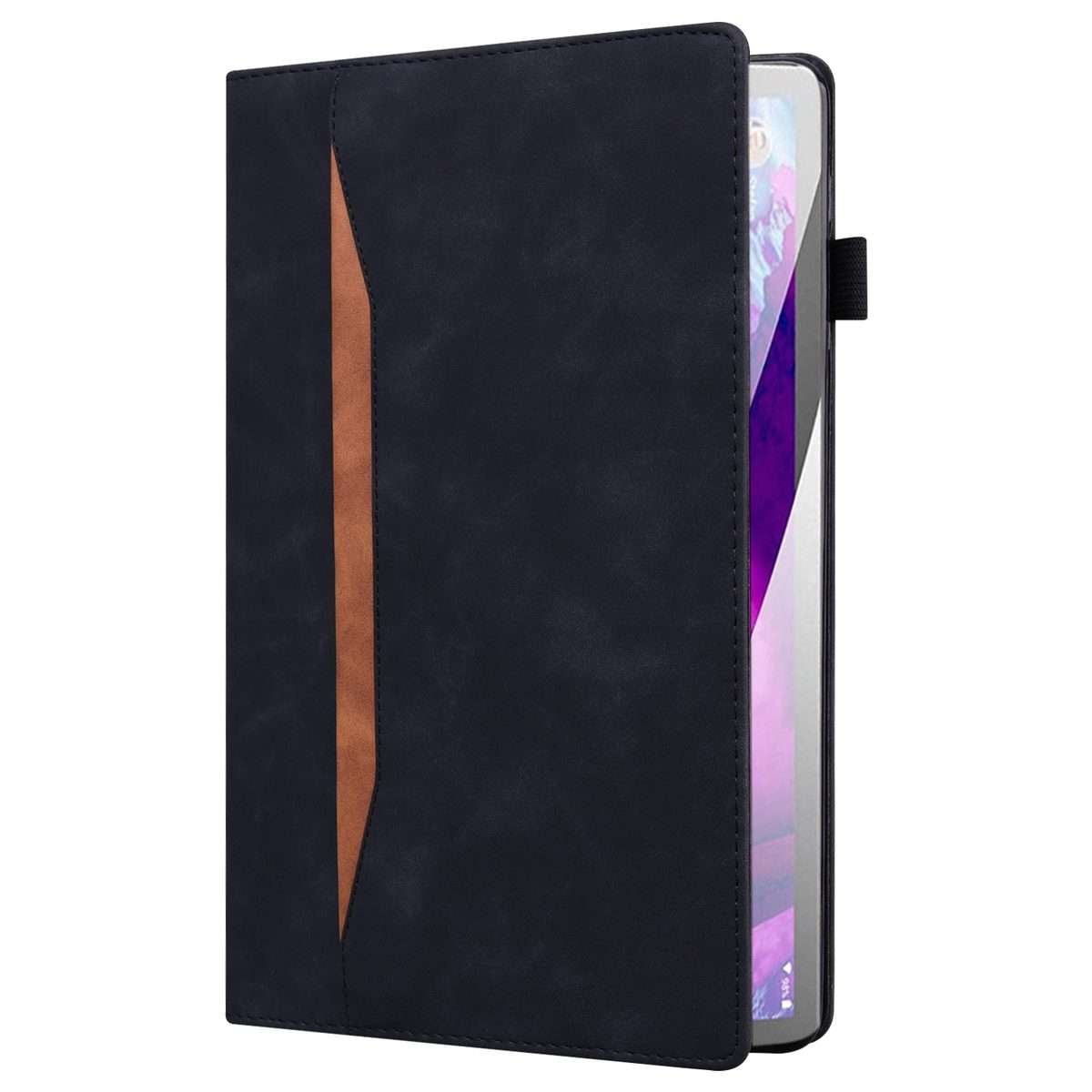 For Xiaomi Pad 8 / 8 Pro / 7 / 7 Pro Splicing Shockproof Leather Tablet Case(Black)