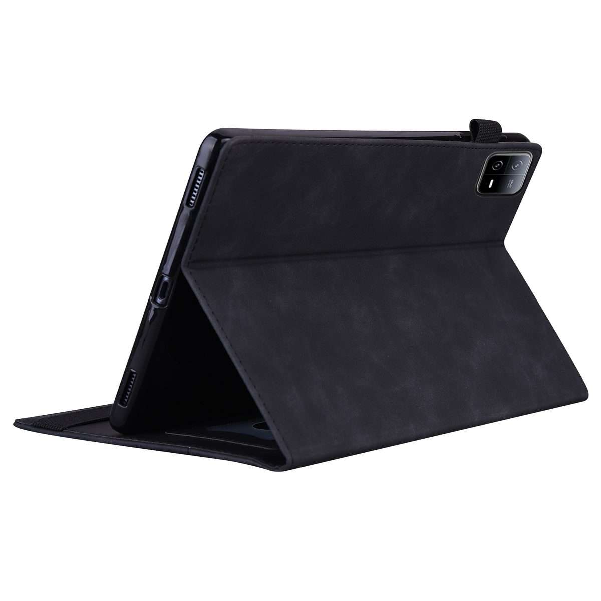 For Xiaomi Pad 8 / 8 Pro / 7 / 7 Pro Splicing Shockproof Leather Tablet Case(Black)