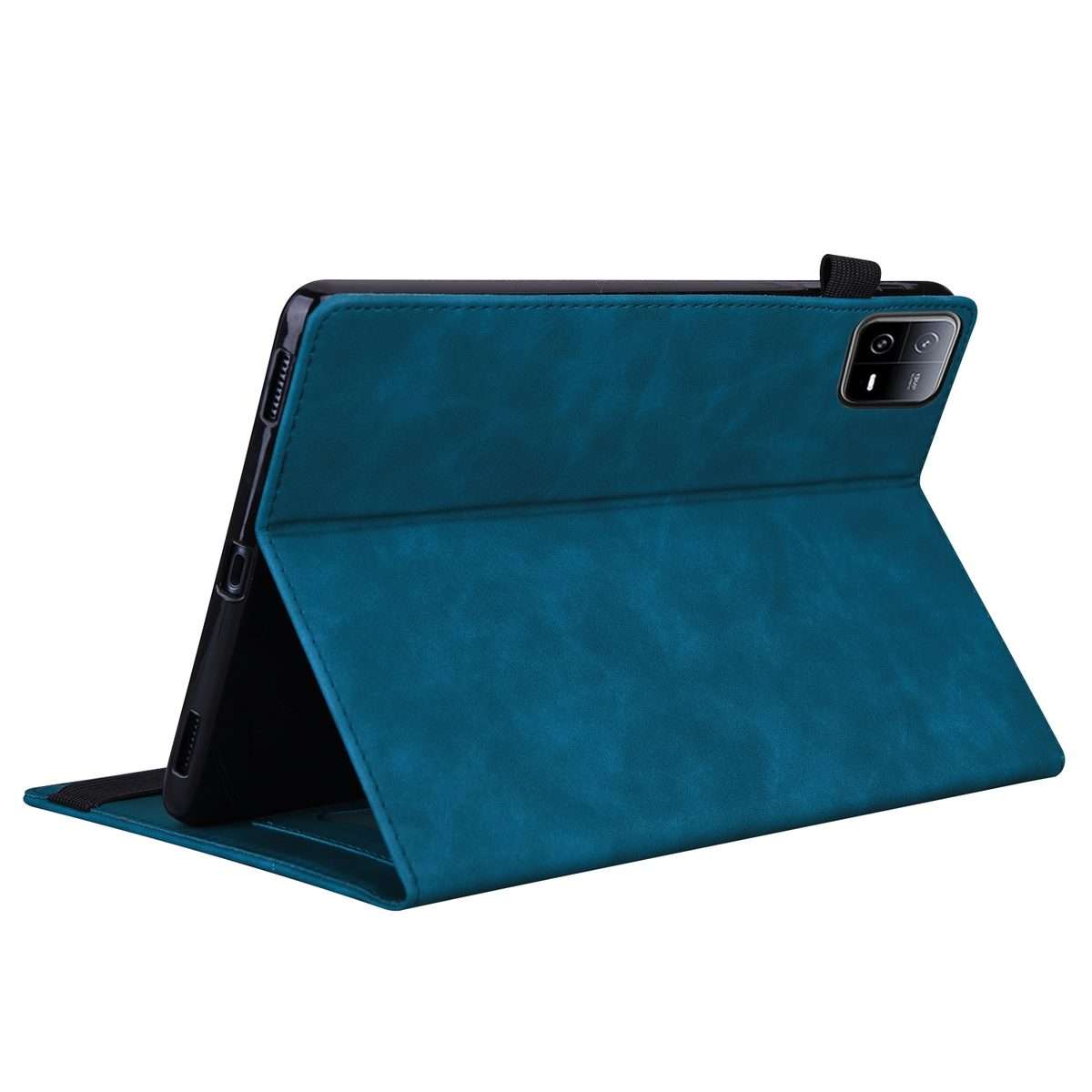 For Xiaomi Pad 8 / 8 Pro / 7 / 7 Pro Splicing Shockproof Leather Tablet Case(Blue)