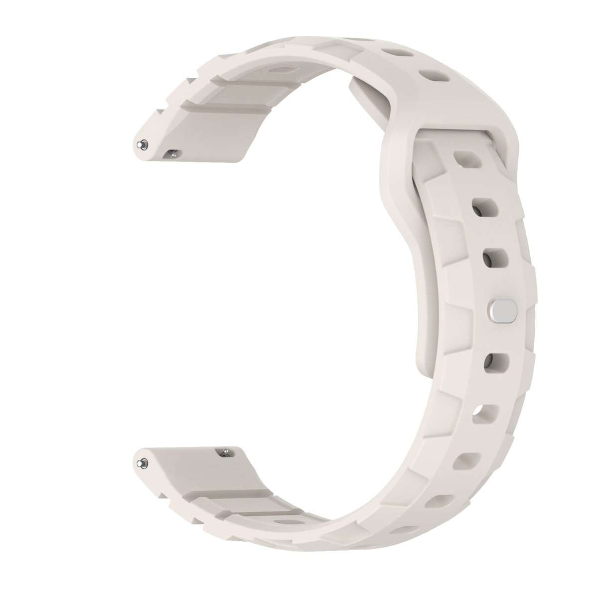 18mm Armor Silicone Watch Band(Starlight)