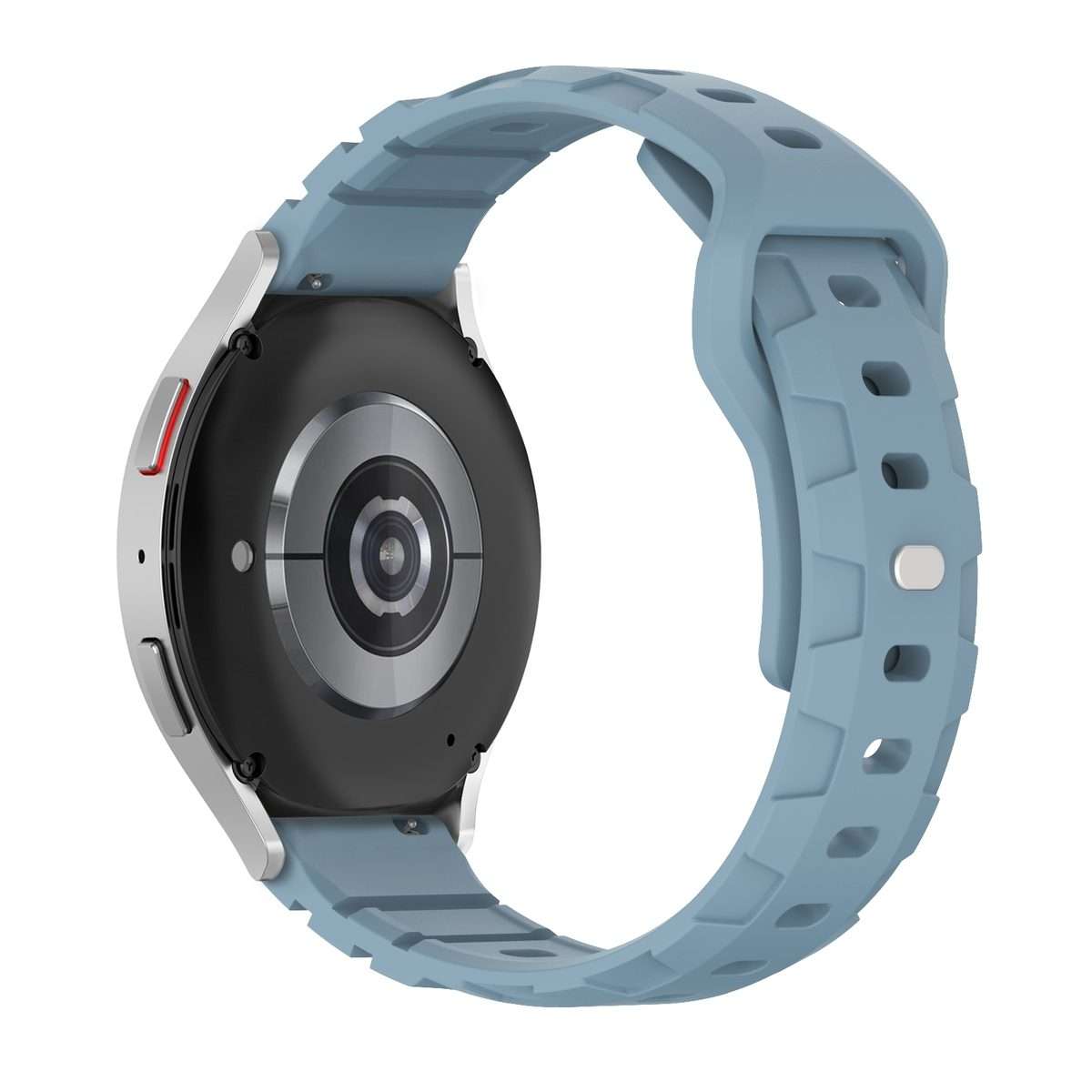 20mm Armor Silicone Watch Band(Rock Blue)