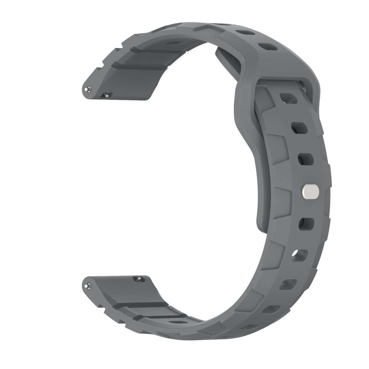 22mm Armor Silicone Watch Band(Space Grey)
