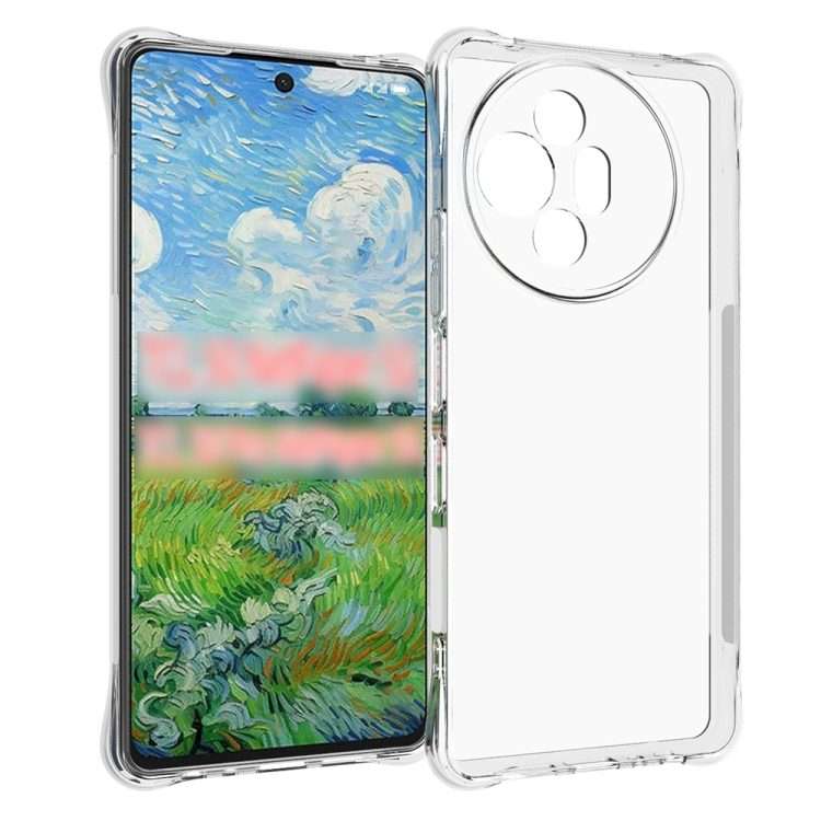 For TCL 50 NxtPaper Shockproof Non-slip Thickening TPU Phone Case(Transparent)