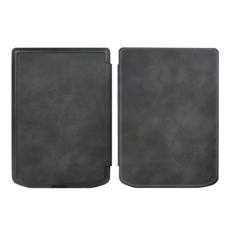 For Pocketbook Verse / Verse Pro Retro Skin-feel Leather Smart Tablet Case(Black)