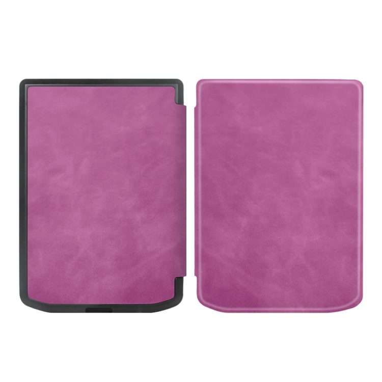For Pocketbook Verse / Verse Pro Retro Skin-feel Leather Smart Tablet Case(Purple)