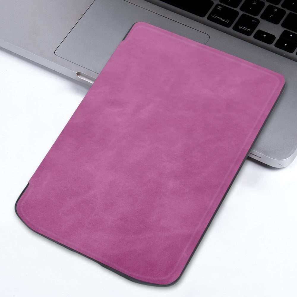 For Pocketbook Verse / Verse Pro Retro Skin-feel Leather Smart Tablet Case(Purple)