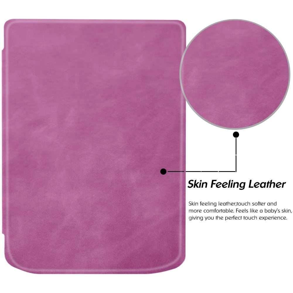 For Pocketbook Verse / Verse Pro Retro Skin-feel Leather Smart Tablet Case(Purple)