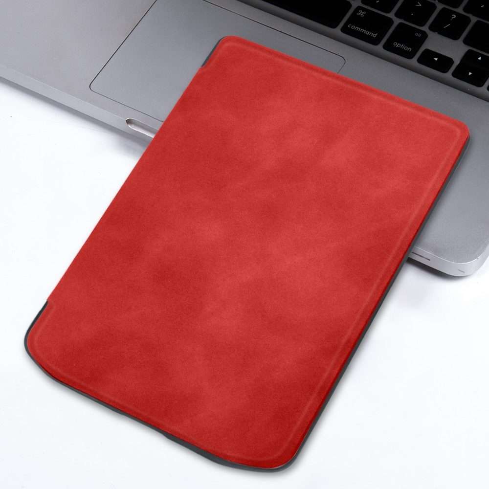 For Pocketbook Verse / Verse Pro Retro Skin-feel Leather Smart Tablet Case(Red)