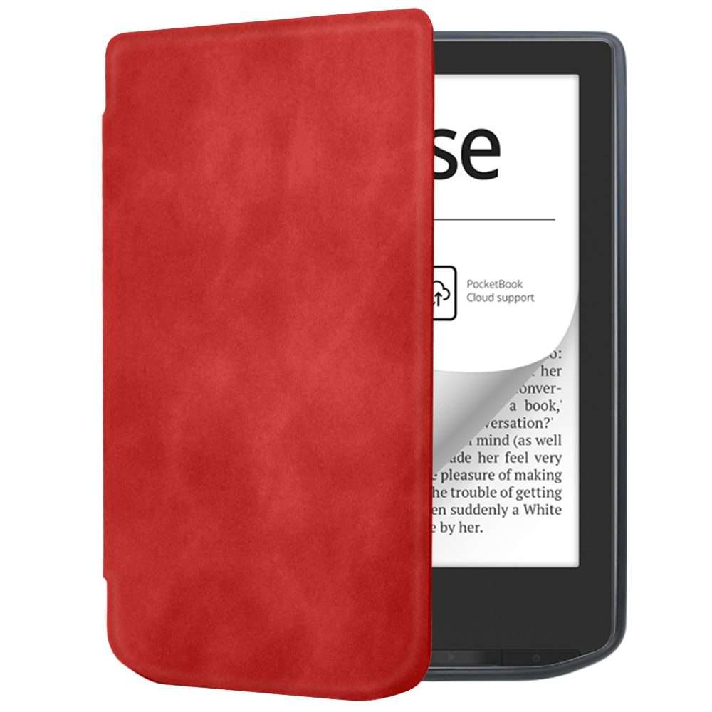 For Pocketbook Verse / Verse Pro Retro Skin-feel Leather Smart Tablet Case(Red)