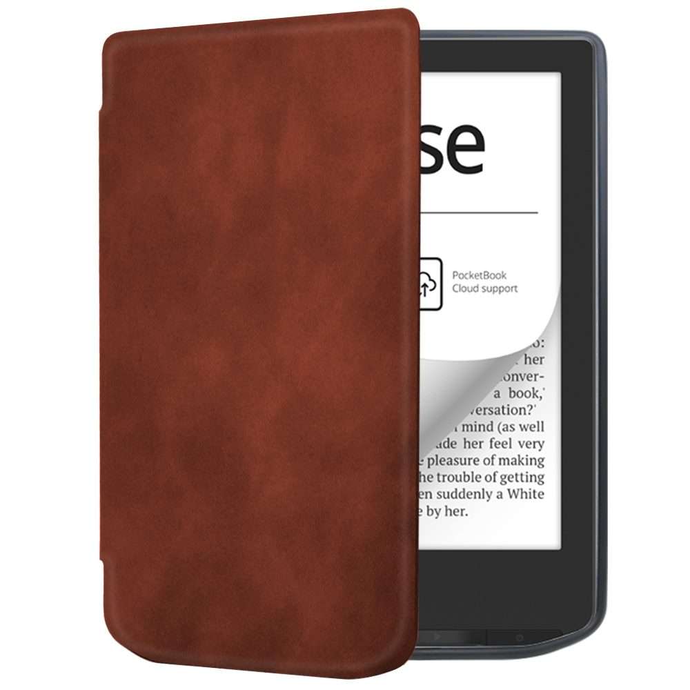 For Pocketbook Verse / Verse Pro Retro Skin-feel Leather Smart Tablet Case(Brown)
