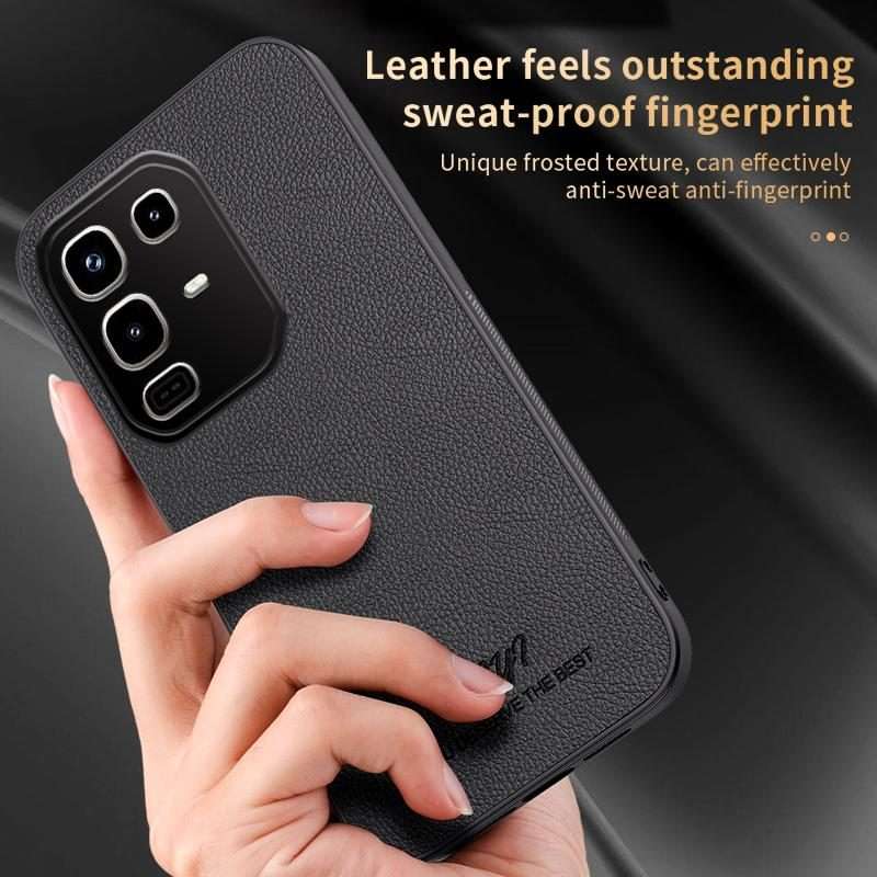 For Infinix Note 50 / 50 Pro 4G HUIYI Leather Magnetic Phone Case(Black)