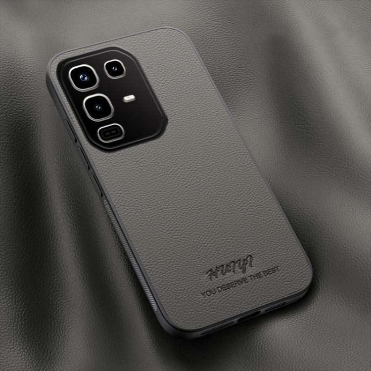 For Infinix Note 50 / 50 Pro 4G HUIYI Leather Magnetic Phone Case(Grey)