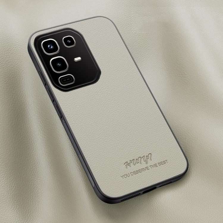 For Infinix Note 50 / 50 Pro 4G HUIYI Leather Magnetic Phone Case(White)