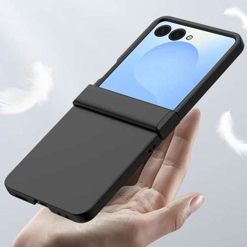 For Samsung Galaxy Z Flip7 3 Parts Skin Feel PC Full Coverage Shockproof Phone Case(Forest Green)