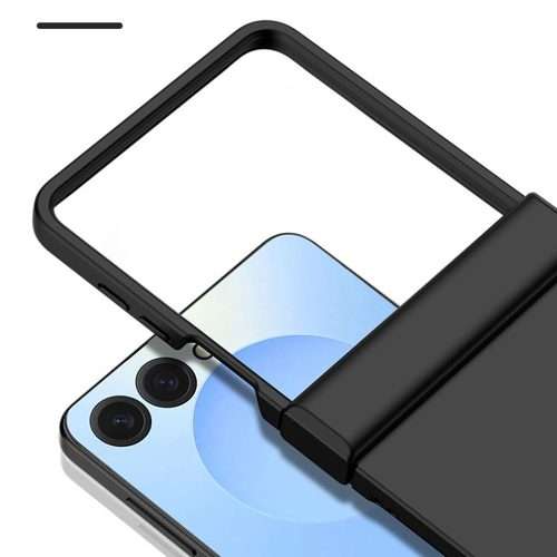 For Samsung Galaxy Z Flip7 3 Parts Skin Feel PC Full Coverage Shockproof Phone Case(Forest Green)
