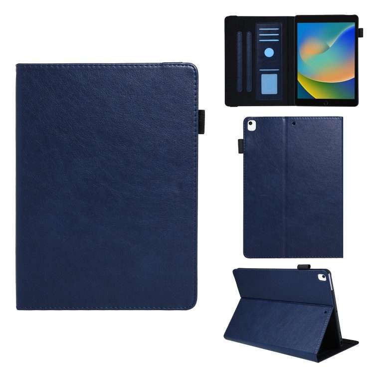 For iPad 9.7 2017/ 2018 / Air 2 / Air Extraordinary Series Smart Leather Tablet Case(Royal Blue)