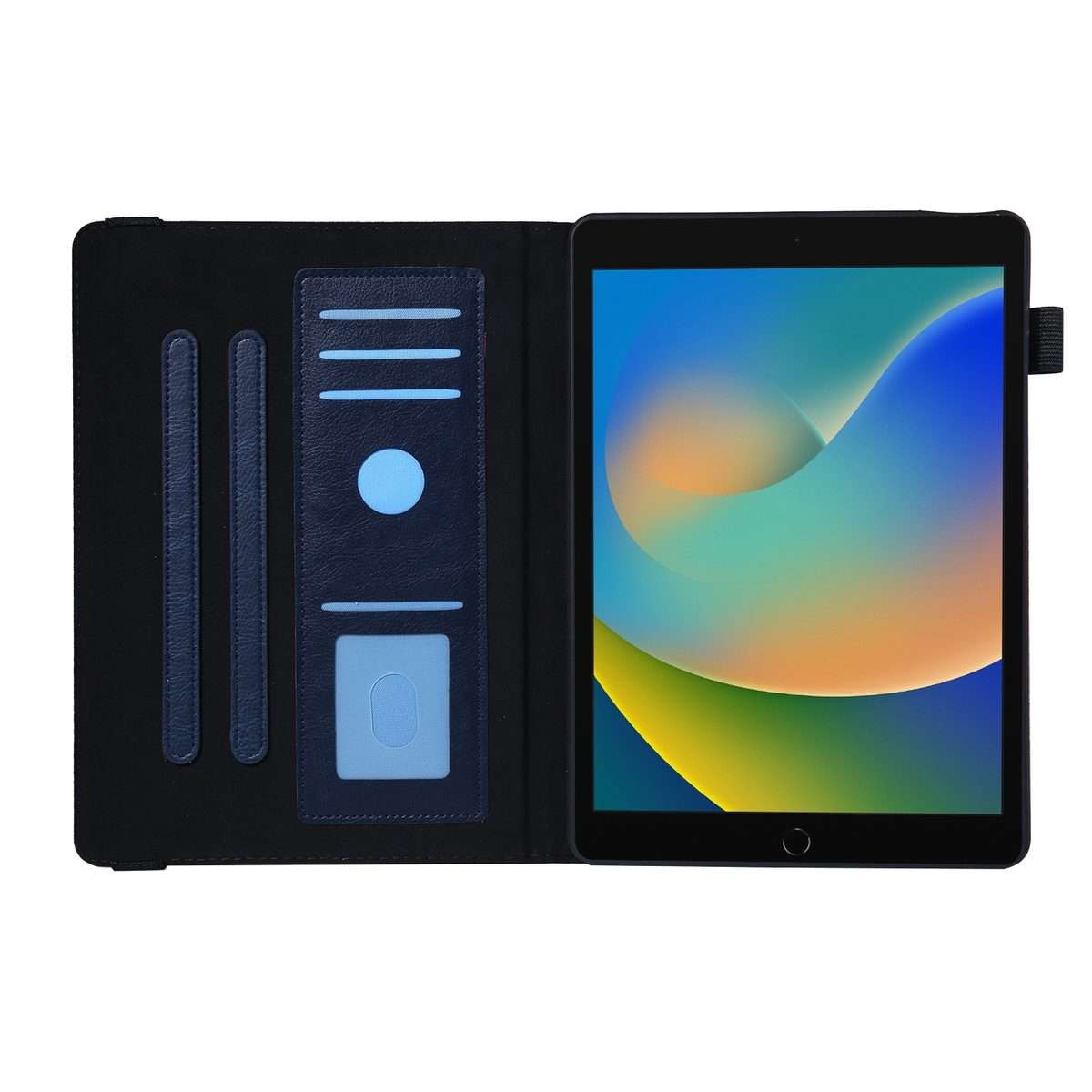 For iPad 9.7 2017/ 2018 / Air 2 / Air Extraordinary Series Smart Leather Tablet Case(Royal Blue)