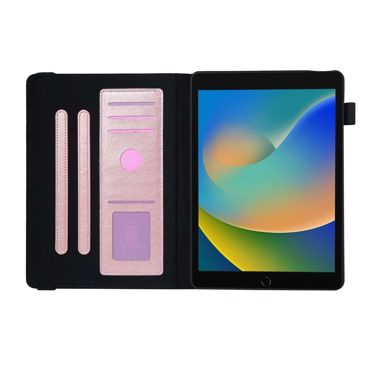 For iPad 9.7 2017/ 2018 / Air 2 / Air Extraordinary Series Smart Leather Tablet Case(Rose Gold)