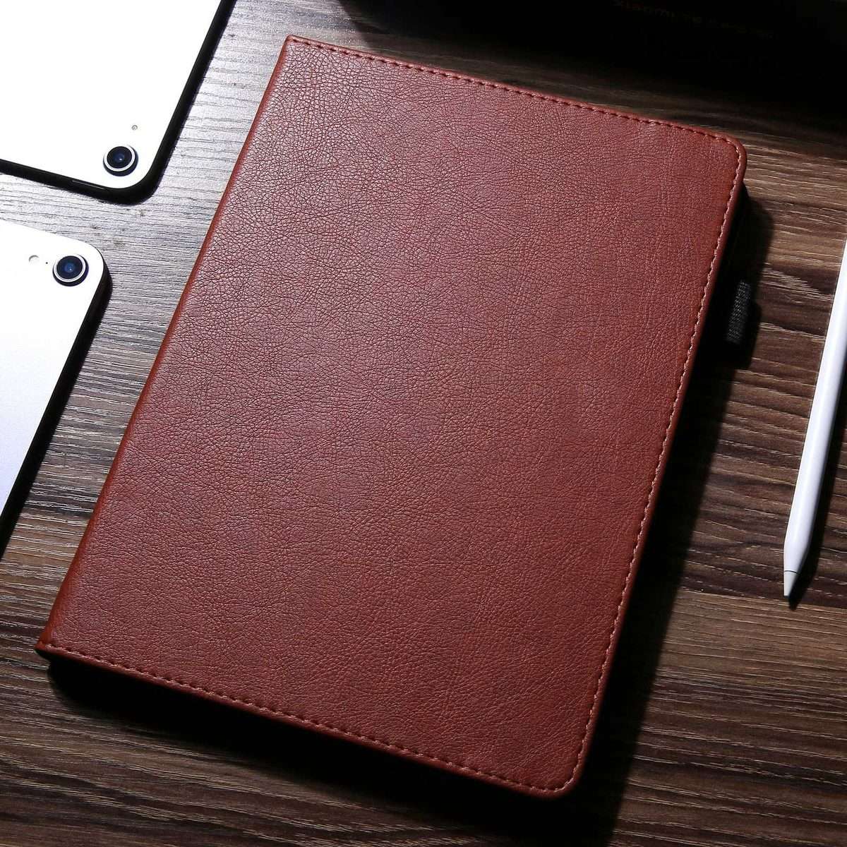 For iPad 9.7 2017/ 2018 / Air 2 / Air Extraordinary Series Smart Leather Tablet Case(Brown)