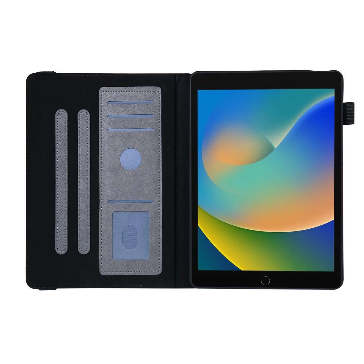 For iPad 9.7 2017/ 2018 / Air 2 / Air Extraordinary Series Smart Leather Tablet Case(Grey)