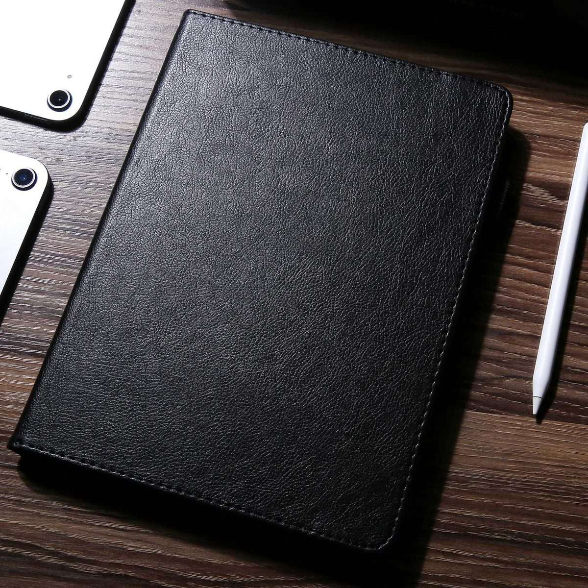 For iPad 9.7 2017/ 2018 / Air 2 / Air Extraordinary Series Smart Leather Tablet Case(Black)