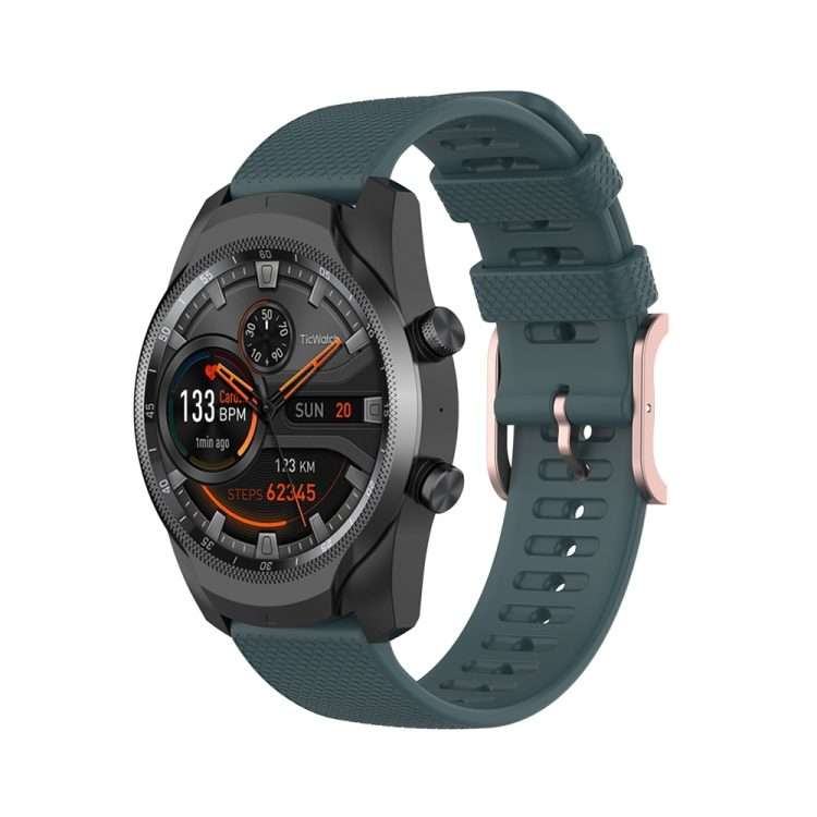 For Polar Grit X / Vantage M 22mm Dot Texture Watch Band(Olive Green)