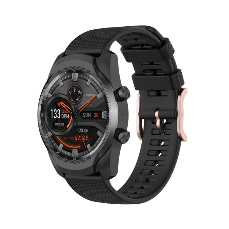 For Polar Grit X / Vantage M 22mm Dot Texture Watch Band(Black)