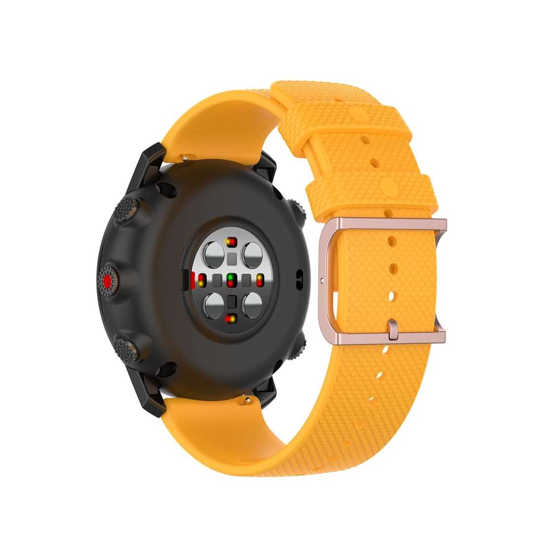 For Polar Grit X / Vantage M 22mm Dot Texture Watch Band(Yellow)
