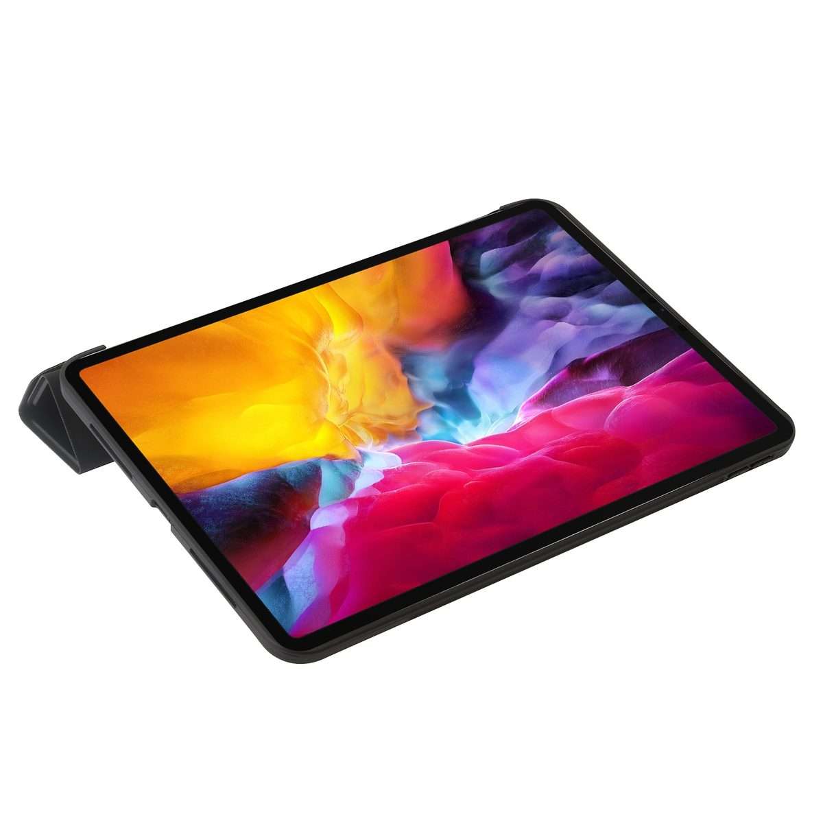 For iPad Pro 11 2025 / 2024 TPU Deformation Flip Leather Tablet Case with Holder(Black)