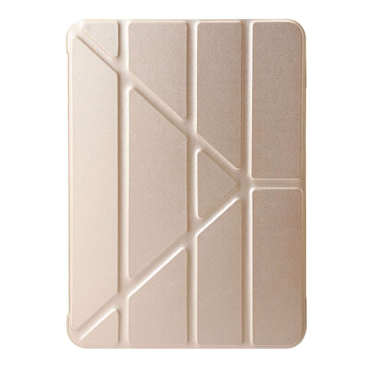 For iPad Pro 11 2025 / 2024 TPU Deformation Flip Leather Tablet Case with Holder(Gold)