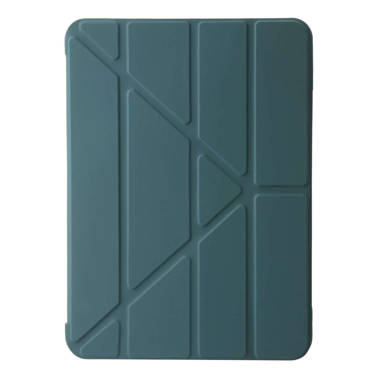 For iPad Pro 11 2025 / 2024 TPU Deformation Flip Leather Tablet Case with Holder(Dark Green)