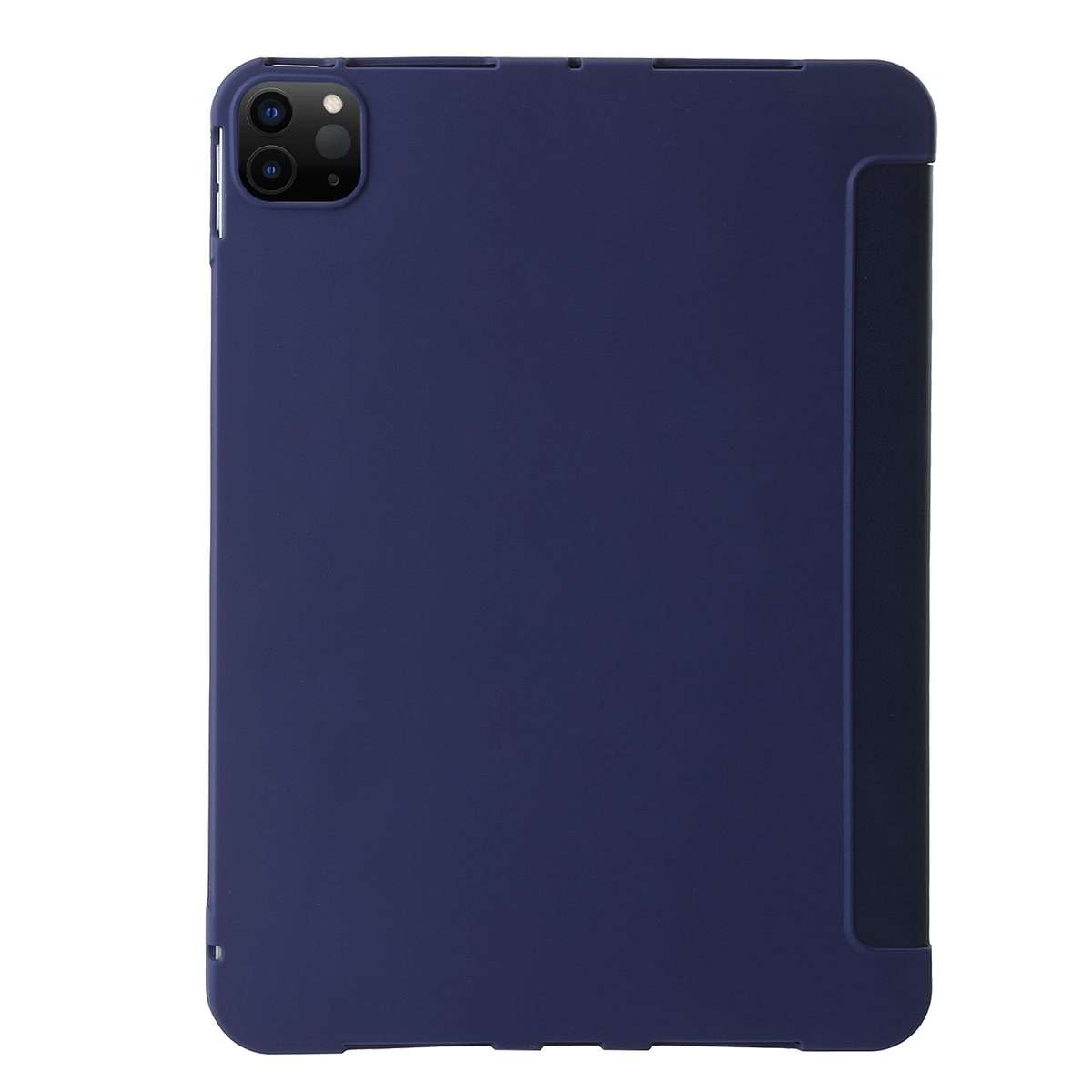 For iPad Pro 11 2025 / 2024 TPU Deformation Flip Leather Tablet Case with Holder(Dark Blue)