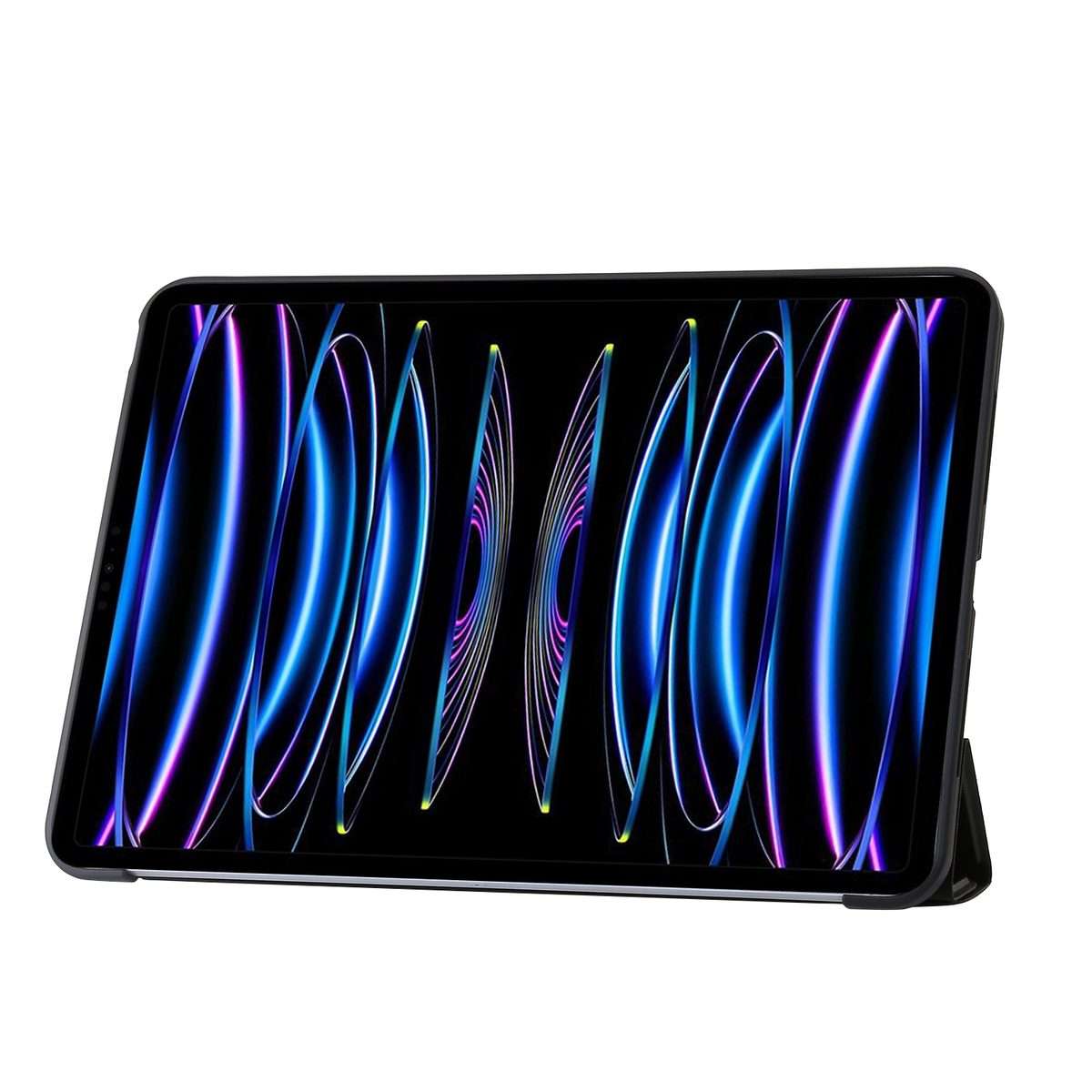 For iPad Pro 13 2025 / 2024 TPU Deformation Flip Leather Tablet Case with Holder(Black)
