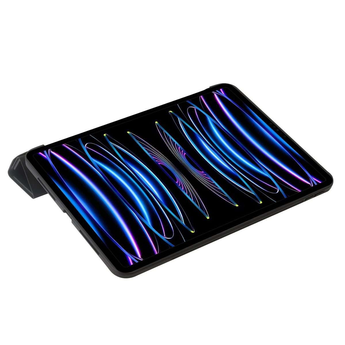 For iPad Pro 13 2025 / 2024 TPU Deformation Flip Leather Tablet Case with Holder(Black)