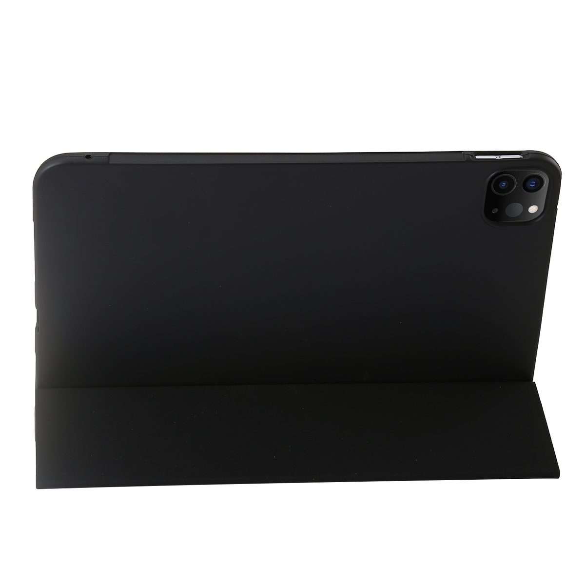For iPad Pro 13 2025 / 2024 Three-fold Holder Flip Tablet Leather Case(Black)
