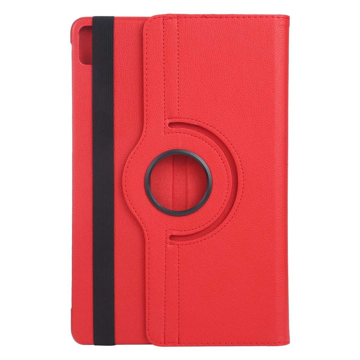 For iPad Pro 13 2025 / 2024 360 Degree Rotation Litchi Texture Leather Tablet Case with ... (Red)