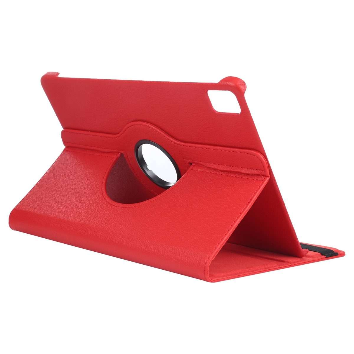 For iPad Pro 13 2025 / 2024 360 Degree Rotation Litchi Texture Leather Tablet Case with ... (Red)