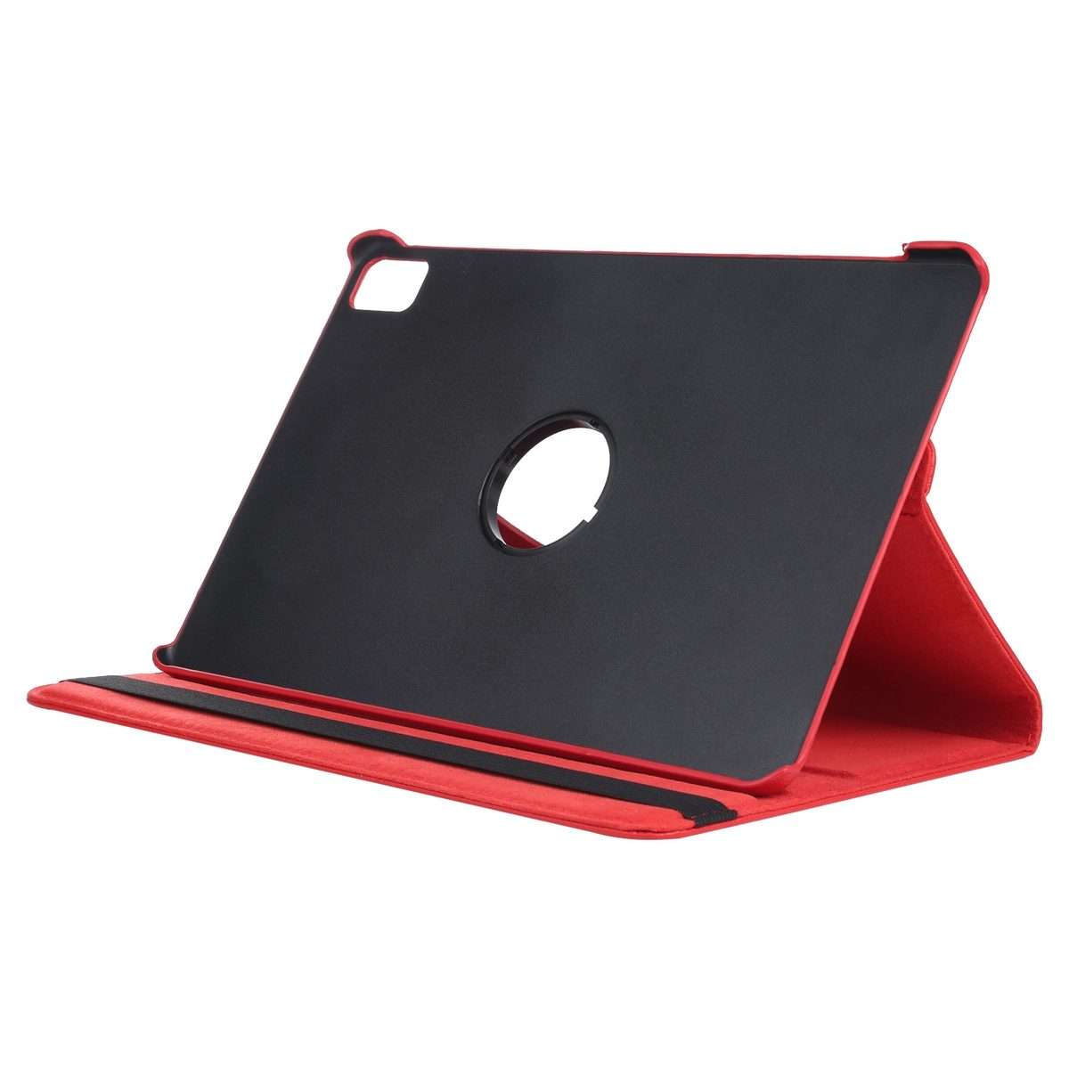 For iPad Pro 13 2025 / 2024 360 Degree Rotation Litchi Texture Leather Tablet Case with ... (Red)
