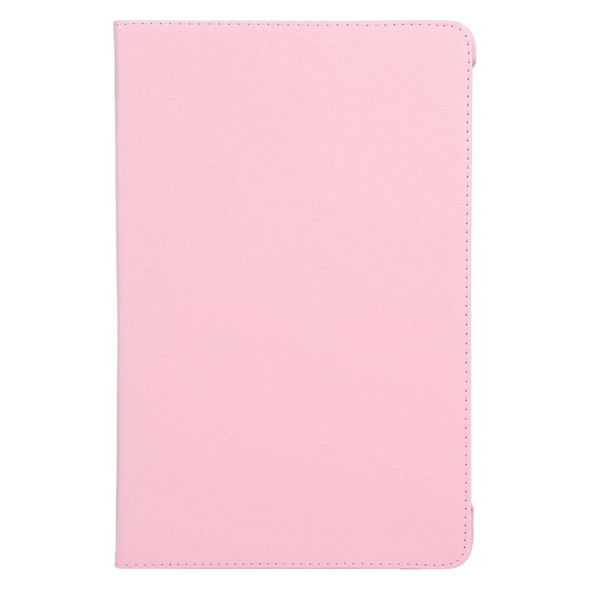 For iPad Pro 13 2025 / 2024 360 Degree Rotation Litchi Texture Leather Tablet Case with ... (Pink)