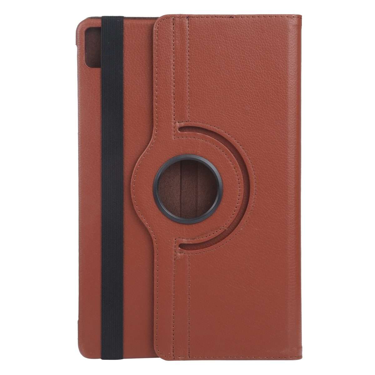 For iPad Pro 13 2025 / 2024 360 Degree Rotation Litchi Texture Leather Tablet Case wit ... (Brown)