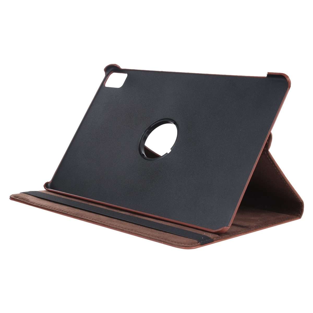 For iPad Pro 13 2025 / 2024 360 Degree Rotation Litchi Texture Leather Tablet Case wit ... (Brown)