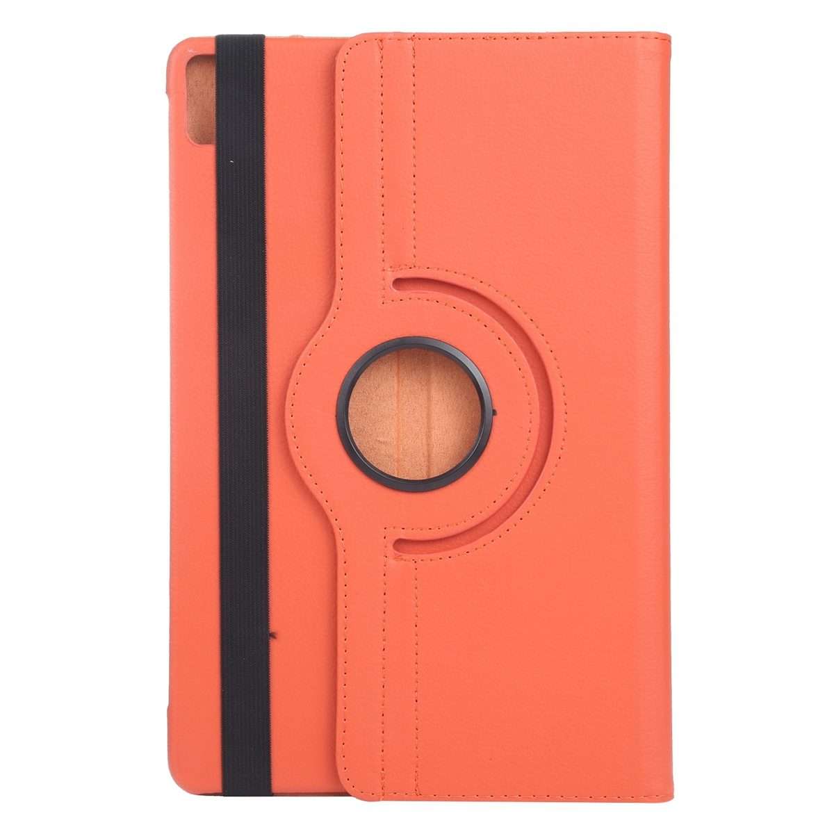 For iPad Pro 13 2025 / 2024 360 Degree Rotation Litchi Texture Leather Tablet Case wi ... (Orange)