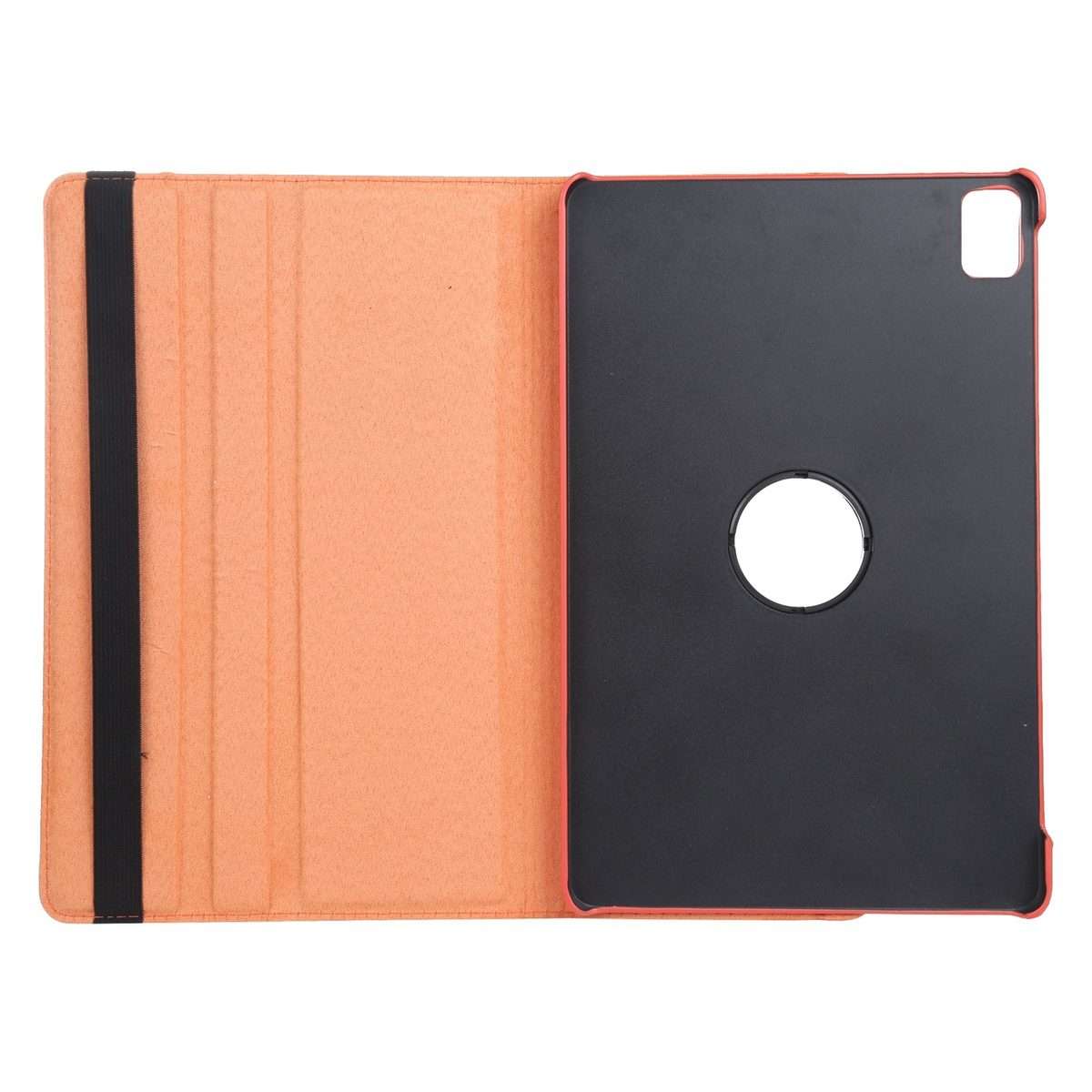 For iPad Pro 13 2025 / 2024 360 Degree Rotation Litchi Texture Leather Tablet Case wi ... (Orange)