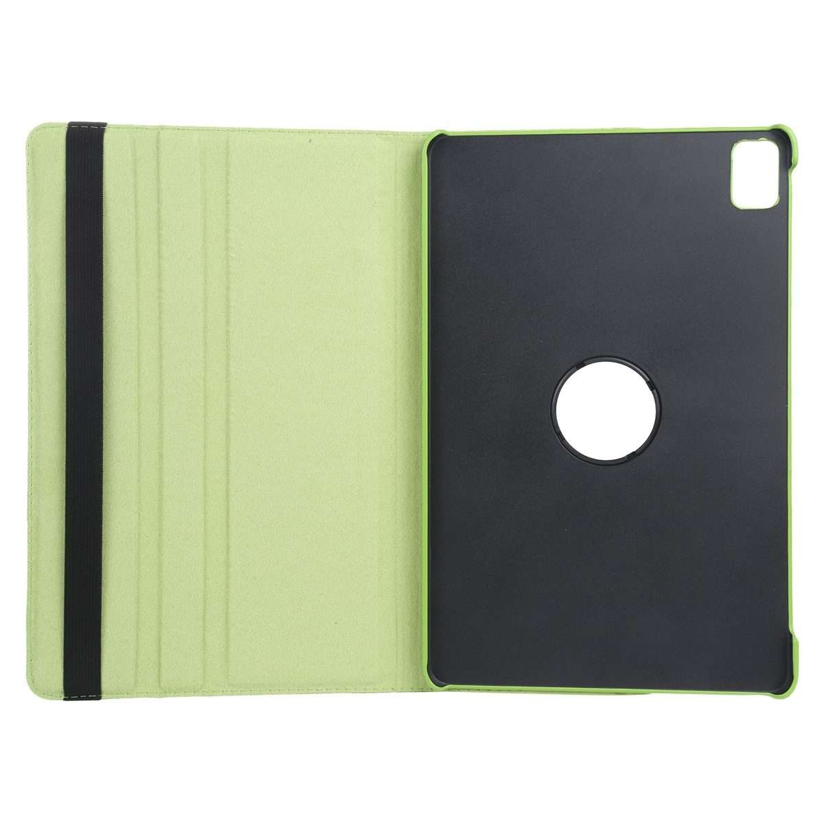 For iPad Pro 13 2025 / 2024 360 Degree Rotation Litchi Texture Leather Tablet Case wit ... (Green)