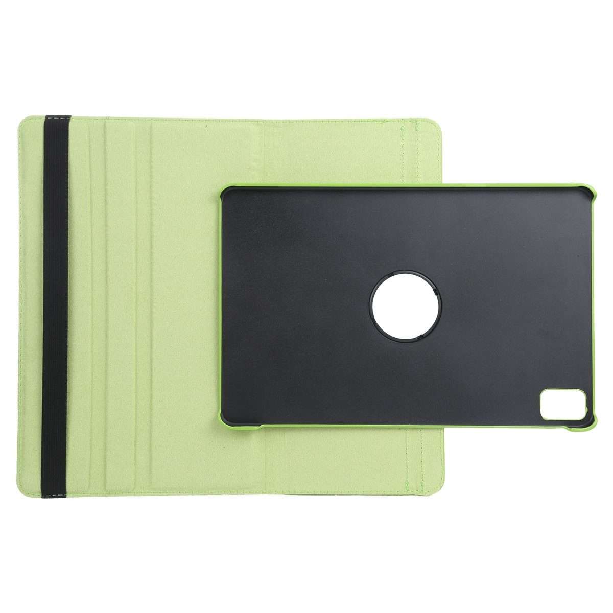 For iPad Pro 13 2025 / 2024 360 Degree Rotation Litchi Texture Leather Tablet Case wit ... (Green)