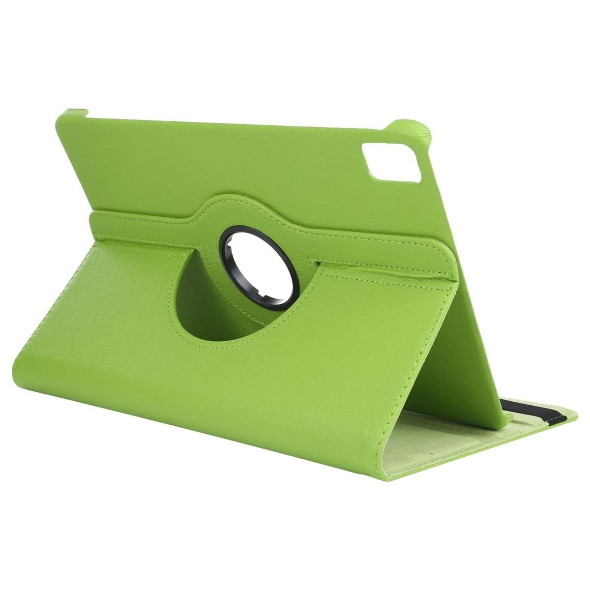 For iPad Pro 13 2025 / 2024 360 Degree Rotation Litchi Texture Leather Tablet Case wit ... (Green)