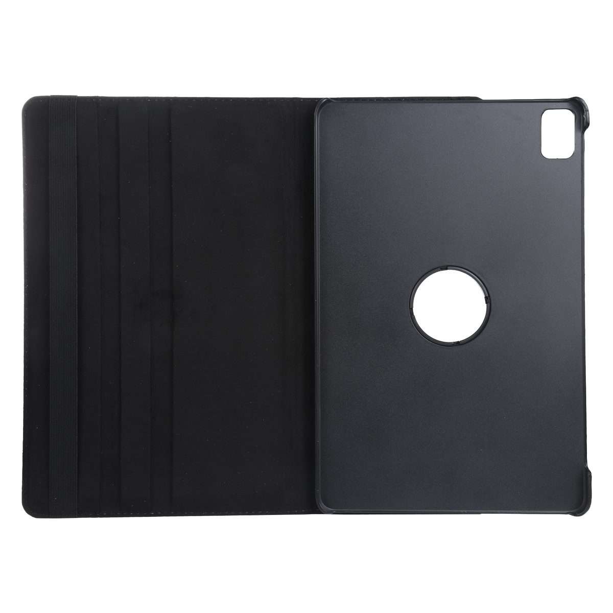 For iPad Pro 13 2025 / 2024 360 Degree Rotation Litchi Texture Leather Tablet Case wit ... (Black)